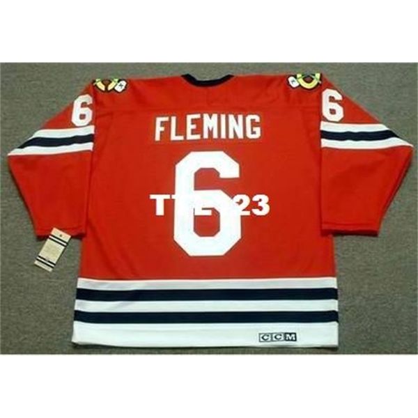 740s #6 reggie fleming chicago blackhawks 1963 ccm vintage retro hockey jersey or custom any name or number retro jersey, Black
740s #6 reggie fleming chicago blackhawks 1963 ccm vintage retro hockey jersey or custom any name or number retro jersey, Black