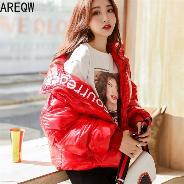 autumn winter cotton parkas women's coat waterproof glossy embroidery jacket oversized warm thick parka women 201210, Black
autumn winter cotton parkas women's coat waterproof glossy embroidery jacket oversized warm thick parka women 201210, Black