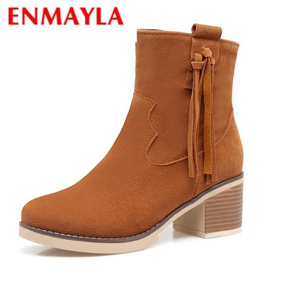boots enmayla square toe heel basic zip ankle winter women zapatos de mujer snow size 34-39 ly068, Black
boots enmayla square toe heel basic zip ankle winter women zapatos de mujer snow size 34-39 ly068, Black