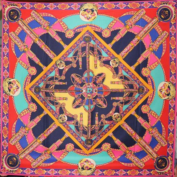 100x100cm 100% silk square scarf women scarves spain crown print bandana female designer shawl and wrap muslim lady foulard sqczhj pingtoy, Black
100x100cm 100% silk square scarf women scarves spain crown print bandana female designer shawl and wrap muslim lady foulard sqczhj pingtoy, Black
