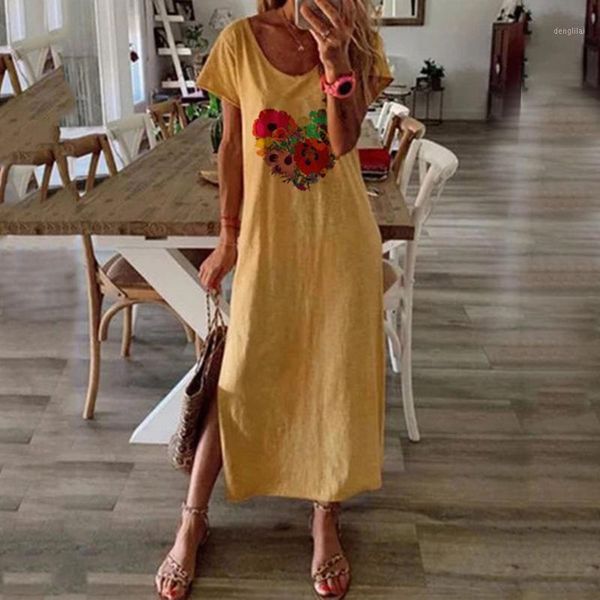 2020 new loose casual side split dress womens holiday o neck print dress ladies summer short sleeves beach party1, White;black
2020 new loose casual side split dress womens holiday o neck print dress ladies summer short sleeves beach party1, White;black
