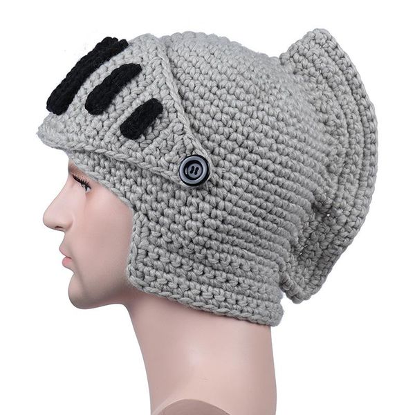 beanies 2021 winter -selling male roman knight knitted hat gladiator mask hand-knitted bonnet
beanies 2021 winter -selling male roman knight knitted hat gladiator mask hand-knitted bonnet