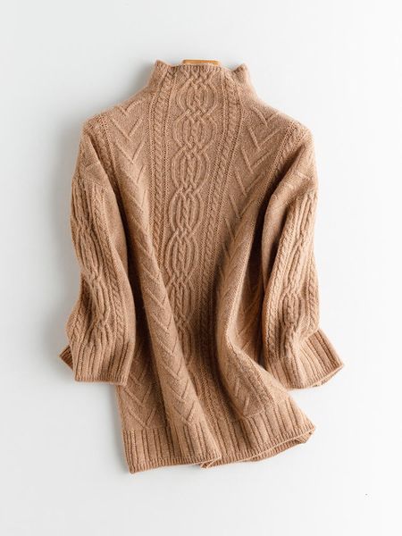 2021 new wool younger high-neck solid knitted shirt fashions fall and winter ladies sweater qkou, White;black
2021 new wool younger high-neck solid knitted shirt fashions fall and winter ladies sweater qkou, White;black