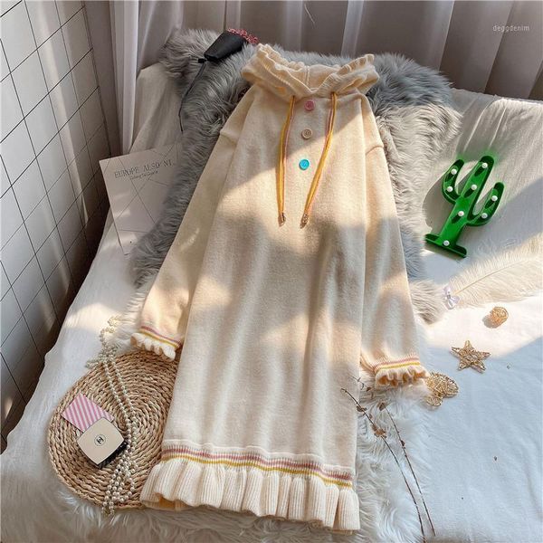 casual dresses women 2021 spring autumn fashion straight hoodies sweater dress female loose knit pullover pull vestidos y4171, Black;gray
casual dresses women 2021 spring autumn fashion straight hoodies sweater dress female loose knit pullover pull vestidos y4171, Black;gray