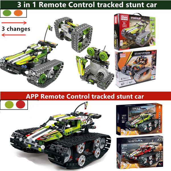 410pcs technic rc car app remote control tracked stunt car legoinglys moc model building blocks bricks stem toys for children q1214
410pcs technic rc car app remote control tracked stunt car legoinglys moc model building blocks bricks stem toys for children q1214