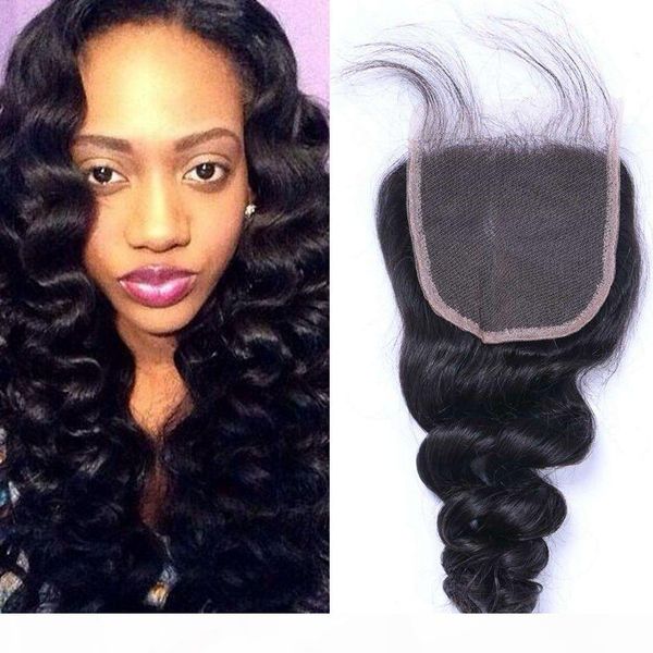 4x4 loose wave lace closure human hair natural black color brazilian remy hair closure middle three part, Black;brown
4x4 loose wave lace closure human hair natural black color brazilian remy hair closure middle three part, Black;brown