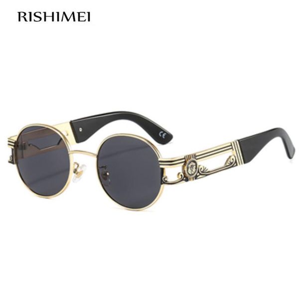 sunglasses style luxury punk wind retro small round frame metal adornment men and women anti ultraviolet, White;black
sunglasses style luxury punk wind retro small round frame metal adornment men and women anti ultraviolet, White;black