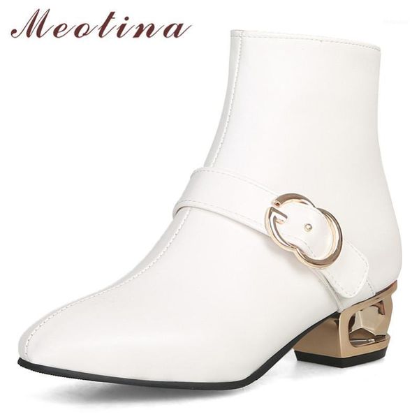 boots meotina women autumn ankle buckle strange style heels short zipper square toe shoes female winter plus size 461, Black
boots meotina women autumn ankle buckle strange style heels short zipper square toe shoes female winter plus size 461, Black