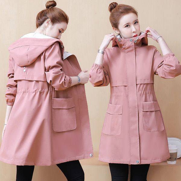 2021 new fashion women's jacket female autumn slim mid-long women windbreaker coat hooded overcoat blue plus size 3xl y553 0smq, Tan;black
2021 new fashion women's jacket female autumn slim mid-long women windbreaker coat hooded overcoat blue plus size 3xl y553 0smq, Tan;black