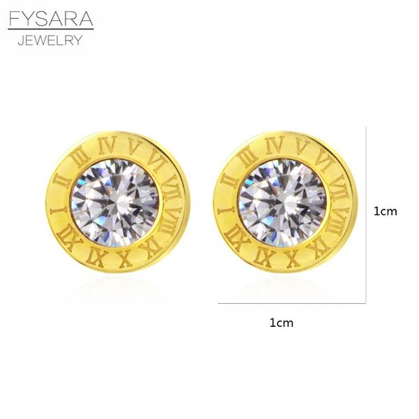 fysaya lady jewelry roman number stud earring crystal gold color 316l stainless steel love earrings for women earring party gift wmtzpf, Golden;silver
fysaya lady jewelry roman number stud earring crystal gold color 316l stainless steel love earrings for women earring party gift wmtzpf, Golden;silver