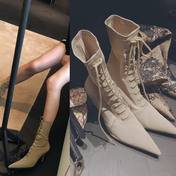 boots pointed thin 2021 autumn and winter elastic women's high heel short strap tassel shoes, Black
boots pointed thin 2021 autumn and winter elastic women's high heel short strap tassel shoes, Black