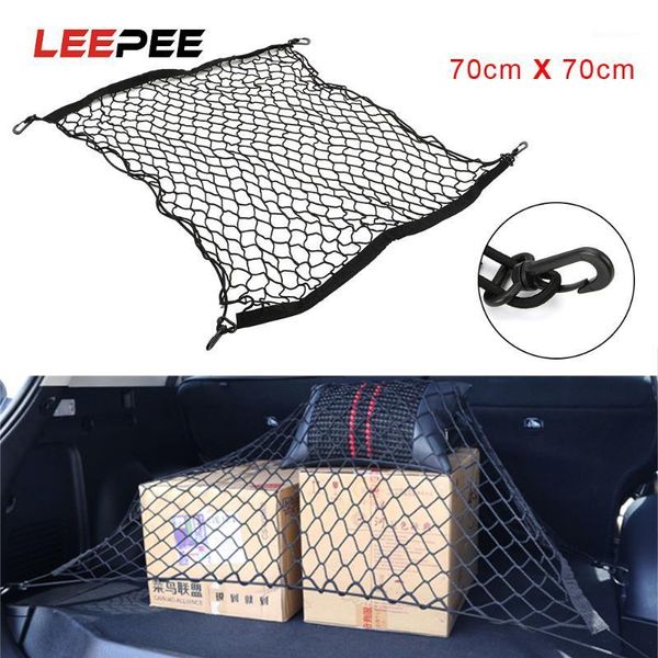 leepee car auto trunk rear cargo organizer storage mesh net with 4 hooks 70cm x 70cm car styling elastic strong auto accessories1
leepee car auto trunk rear cargo organizer storage mesh net with 4 hooks 70cm x 70cm car styling elastic strong auto accessories1