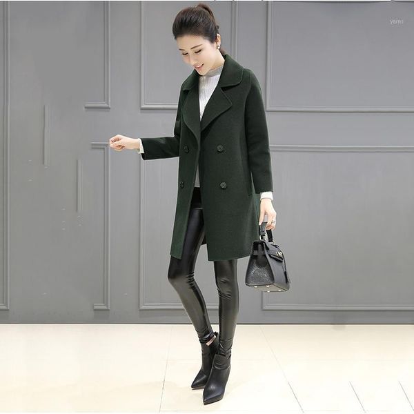 woolen coat female long section autumn and winter 2020 new korean version of the loose popular woolen coat a2811, Black
woolen coat female long section autumn and winter 2020 new korean version of the loose popular woolen coat a2811, Black