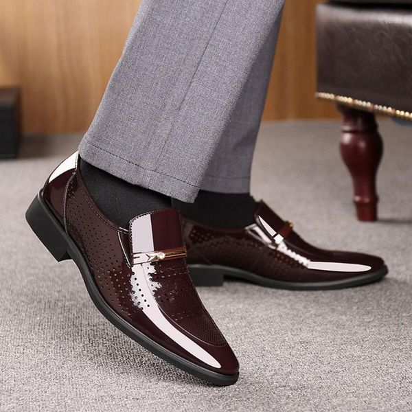 dress shoes 2021 men business formal wedding fashion quality pu leather oxford breathable pointed toe slip on flats1, Black
dress shoes 2021 men business formal wedding fashion quality pu leather oxford breathable pointed toe slip on flats1, Black