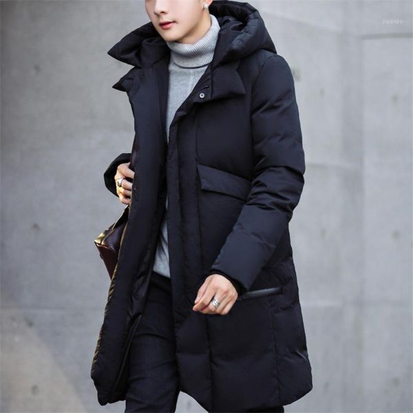 men's down & parkas winter jacket men clothes parka hooded loose warm mens long coat thicken padded solid parkas1, Black
men's down & parkas winter jacket men clothes parka hooded loose warm mens long coat thicken padded solid parkas1, Black