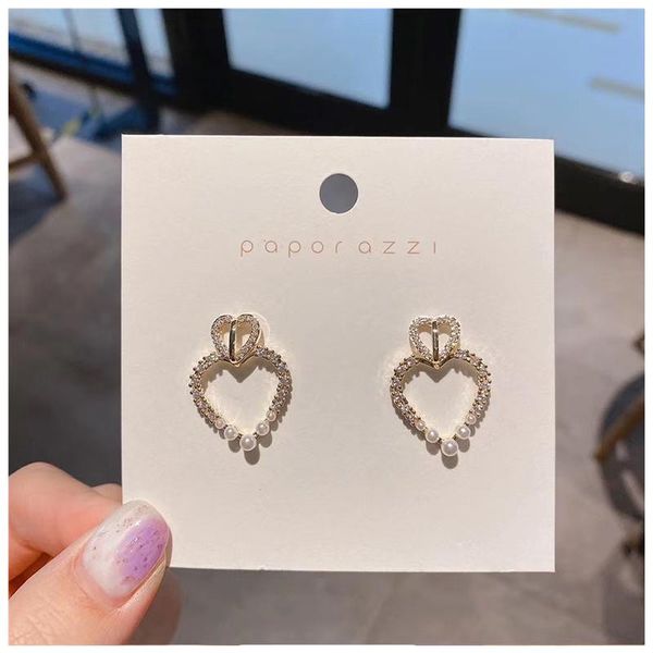 dangle & chandelier mengjiqiao arrival handmade love heart pearl stud earrings for women fashion wedding oorbellen jewelry, Silver
dangle & chandelier mengjiqiao arrival handmade love heart pearl stud earrings for women fashion wedding oorbellen jewelry, Silver