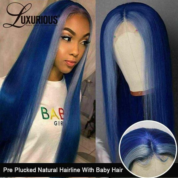 lace wigs purple highlight colored full hair 180 density pre plucked straight t part brazilian remy blue human for women, Black;brown
lace wigs purple highlight colored full hair 180 density pre plucked straight t part brazilian remy blue human for women, Black;brown