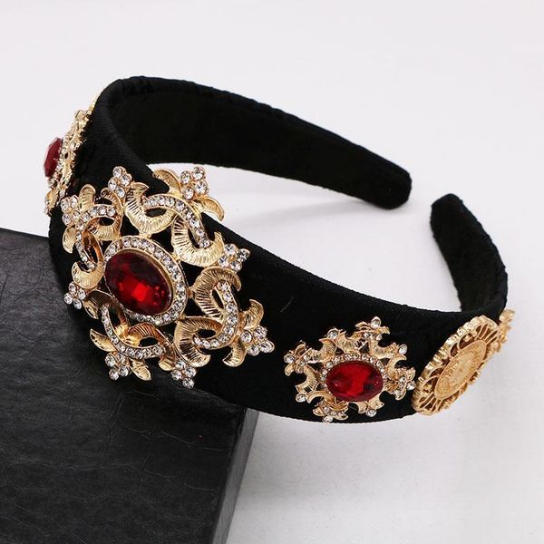 luxury vintage baroque headband crown red crystal rhinestone flower hairbands wide hair wedding hair accessories party gift1, Golden;silver
luxury vintage baroque headband crown red crystal rhinestone flower hairbands wide hair wedding hair accessories party gift1, Golden;silver