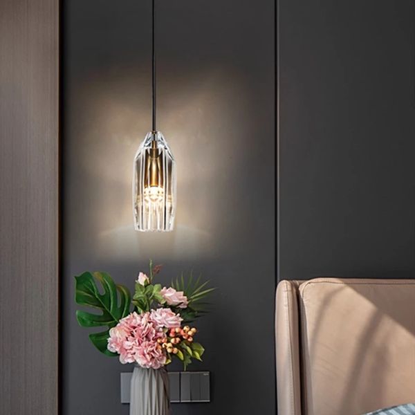 2021 postmodern luxury bedroom pendant lamps bedside copper crystal lights modern restaurant livingroom bar suspension light fixtures
2021 postmodern luxury bedroom pendant lamps bedside copper crystal lights modern restaurant livingroom bar suspension light fixtures