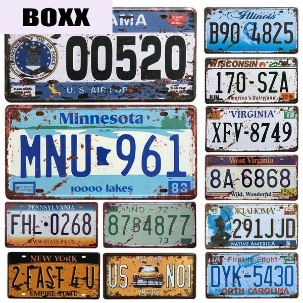 united states car license metal plate car number tin signs bar pub cafe decor metal sign garage painting plaque sticker
united states car license metal plate car number tin signs bar pub cafe decor metal sign garage painting plaque sticker
