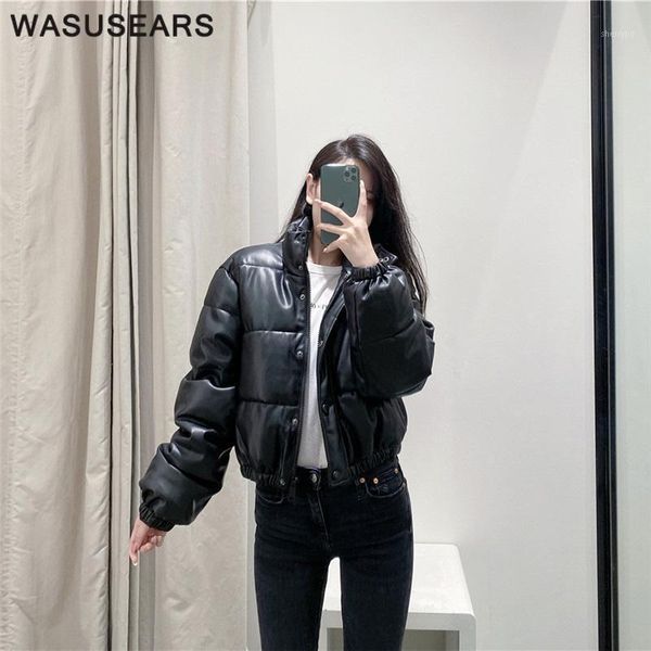 leather jacket women casual korean winter coat vintage parkas black puffer jacket women solid short puffer streetwear1
leather jacket women casual korean winter coat vintage parkas black puffer jacket women solid short puffer streetwear1