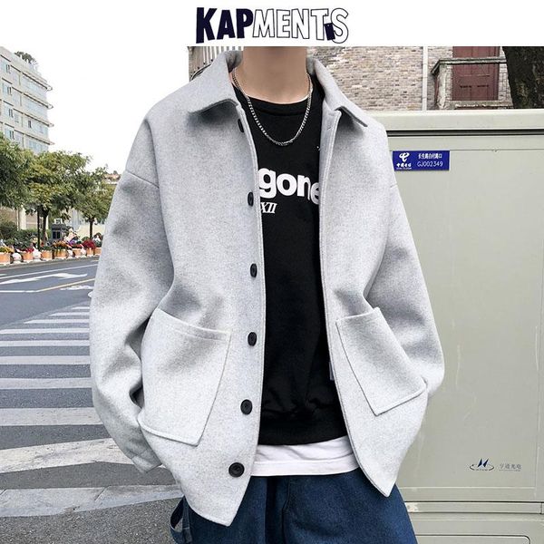 kapments winter men japanese vintage trench coat 2020 mens harajuku loose wool coats fashion streetwear jackets man solid jacket, Black
kapments winter men japanese vintage trench coat 2020 mens harajuku loose wool coats fashion streetwear jackets man solid jacket, Black