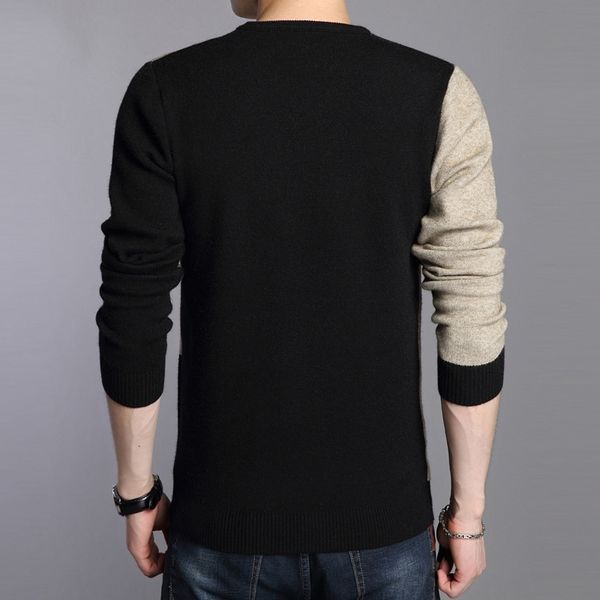 liseaven men casual pullover sweater fashion o neck knitwear long sleeve male pullovers 201130, White;black
liseaven men casual pullover sweater fashion o neck knitwear long sleeve male pullovers 201130, White;black