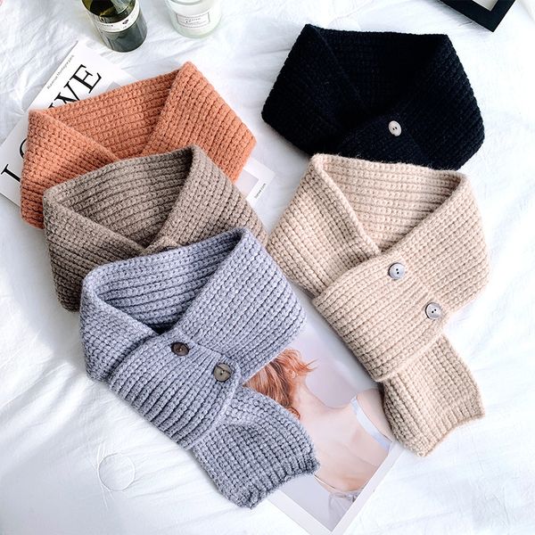 winter new scarves women's solid color versatile knitted warm bib fashion student scarf klwe, Blue;gray
winter new scarves women's solid color versatile knitted warm bib fashion student scarf klwe, Blue;gray