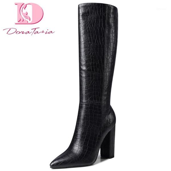 boots doratasia 2021 high heels big size 43 pointed toe winter women shoes knee boots1, Black
boots doratasia 2021 high heels big size 43 pointed toe winter women shoes knee boots1, Black
