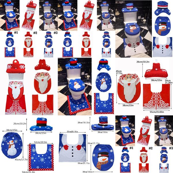 factory28ljfactoryk9datoilet seat covers 3pcs/set happy santa rug christmas bathroom set decoration christmas creative bathroom acc
factory28ljfactoryk9datoilet seat covers 3pcs/set happy santa rug christmas bathroom set decoration christmas creative bathroom acc