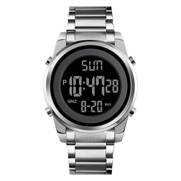 men's digital wristwatches student fashion simple multifunctional luminous waterproof sport chronograph stainless steel watch, Slivery;brown
men's digital wristwatches student fashion simple multifunctional luminous waterproof sport chronograph stainless steel watch, Slivery;brown