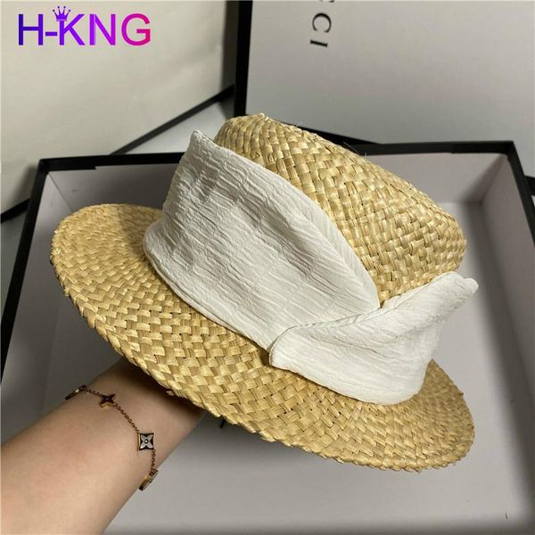 wide brim hats straw summer beach shade small fresh seaside holiday protection versatile fashion korean version fedora tide sun hat women, Blue;gray
wide brim hats straw summer beach shade small fresh seaside holiday protection versatile fashion korean version fedora tide sun hat women, Blue;gray