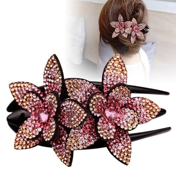 hair accessories double flower crystal claw rhinestone hairpin hollow acrylic duckbill clip barrette women
hair accessories double flower crystal claw rhinestone hairpin hollow acrylic duckbill clip barrette women