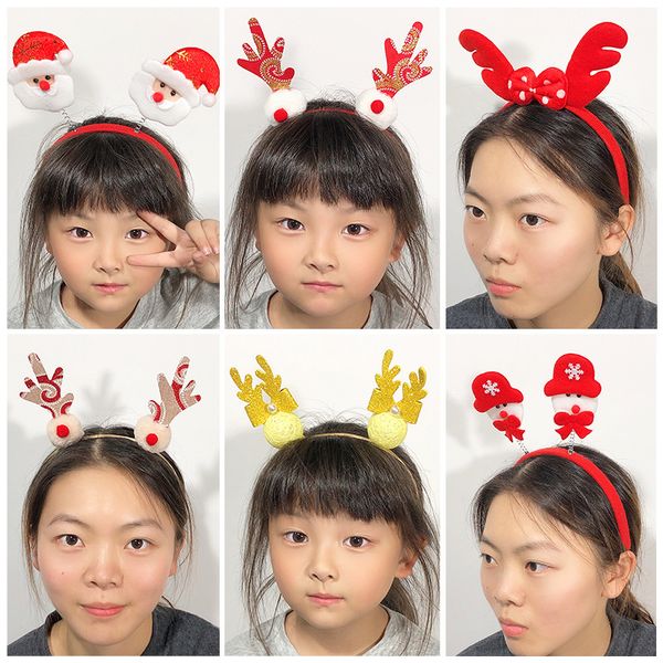 christmas hair band 2020 christmas headdress hat ornament kindergarten children dress small gift christmas card headband, Black;brown
christmas hair band 2020 christmas headdress hat ornament kindergarten children dress small gift christmas card headband, Black;brown