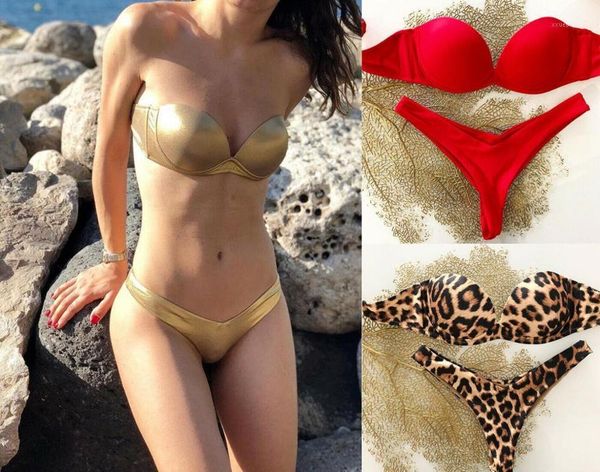 2019 new fashion women padded bra bikini set bra set women bandage push-up triangle swimwear bathing biquini1, Red;black
2019 new fashion women padded bra bikini set bra set women bandage push-up triangle swimwear bathing biquini1, Red;black