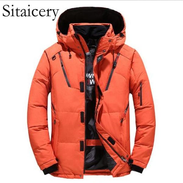 sitaicery man jacket white duck down zipper coat winter thick waterproof hooded men's down jacket parka men wholesale, Black
sitaicery man jacket white duck down zipper coat winter thick waterproof hooded men's down jacket parka men wholesale, Black