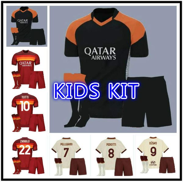 2020 soccer jersey kids kit totti pellegrini dzeko football jersey de rossi zaniolo kluivert soccer shirts camiseta de 20/21, Black
2020 soccer jersey kids kit totti pellegrini dzeko football jersey de rossi zaniolo kluivert soccer shirts camiseta de 20/21, Black