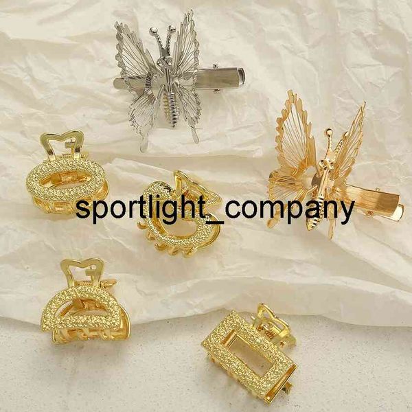 2022 new metal gold hollow butterfly hairpins for women girls handmade hair claws ornament clip barrette fashion hair accessories, Slivery;white
2022 new metal gold hollow butterfly hairpins for women girls handmade hair claws ornament clip barrette fashion hair accessories, Slivery;white