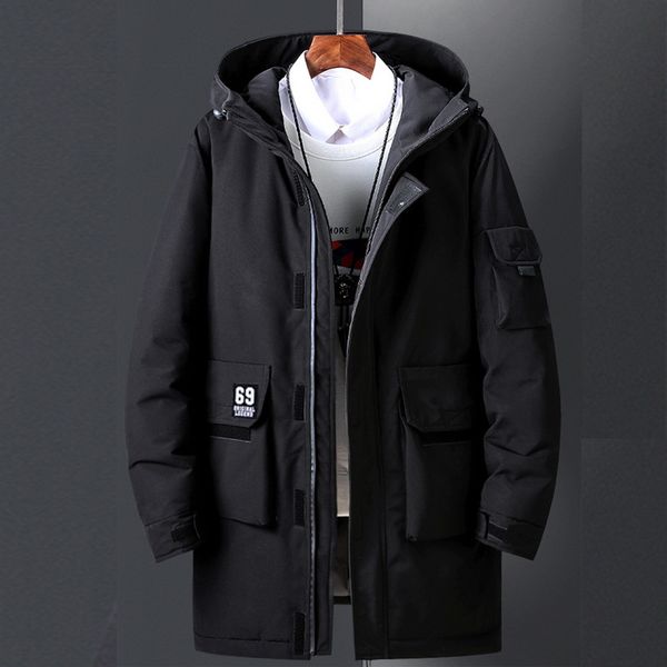 laoluojia men's coat winter new mid long korean fashion tooling thickened down jacket, Black;brown
laoluojia men's coat winter new mid long korean fashion tooling thickened down jacket, Black;brown