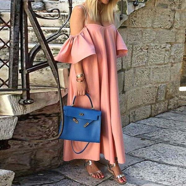 casual dresses spaghetti strap midi vestidos zanzea women's summer sundress fashion beach ruffle dress female flare sleeve robe pl, Black;gray
casual dresses spaghetti strap midi vestidos zanzea women's summer sundress fashion beach ruffle dress female flare sleeve robe pl, Black;gray