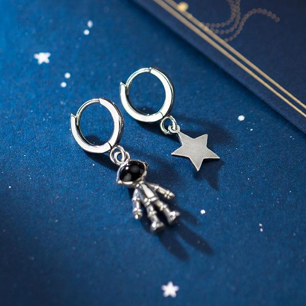 dangle & chandelier asymmetric pentagram space astronauts pendant ear buckle earrings for women simple creativity punk jewelry, Silver
dangle & chandelier asymmetric pentagram space astronauts pendant ear buckle earrings for women simple creativity punk jewelry, Silver