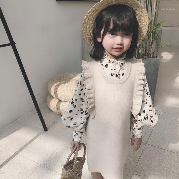 clothing sets spring fall girls 2 pcs set baby blouse + knitted dress kids fashion suit children clothes flying sleeve leopard puff to 8 yrs, White
clothing sets spring fall girls 2 pcs set baby blouse + knitted dress kids fashion suit children clothes flying sleeve leopard puff to 8 yrs, White