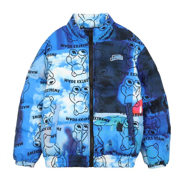 2021 new hip hop color block thick parka men streetwear tie dye bear graffiti coats winter harajuku jacket outwear wpt2, Black
2021 new hip hop color block thick parka men streetwear tie dye bear graffiti coats winter harajuku jacket outwear wpt2, Black