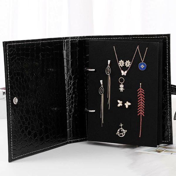 spot wholesale pu leather jewelry storage box jewelry stand earring display stand earring storage book display box, Black;white
spot wholesale pu leather jewelry storage box jewelry stand earring display stand earring storage book display box, Black;white