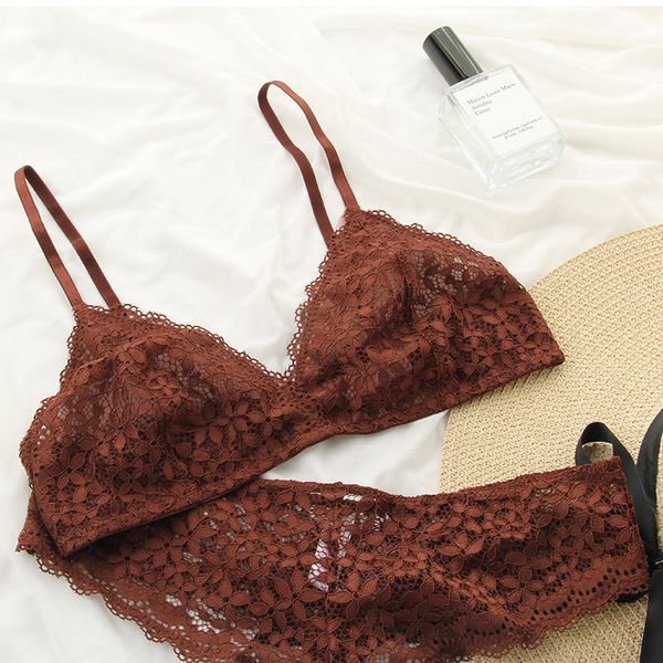 wriufred temptation lace soft cup bra set women deep v underwear brassiere comfortable ultra-thin triangle cup lingerie lj201031, Red;black
wriufred temptation lace soft cup bra set women deep v underwear brassiere comfortable ultra-thin triangle cup lingerie lj201031, Red;black