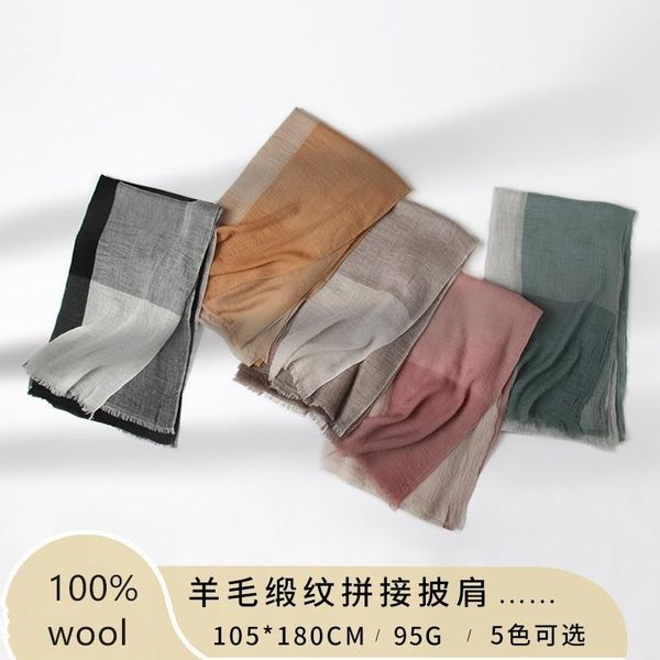 naizaiga 100% wool pure wool plaid satin stitching fashion scarf winter fashion girl shawl , ps40, Blue;gray
naizaiga 100% wool pure wool plaid satin stitching fashion scarf winter fashion girl shawl , ps40, Blue;gray