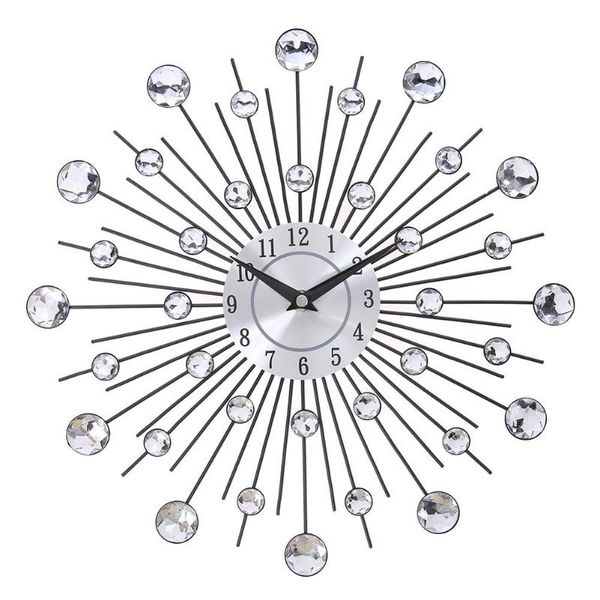 wall clocks 3cm vintage metal crystal sunburst clock luxury diamond large modern design home decoration
wall clocks 3cm vintage metal crystal sunburst clock luxury diamond large modern design home decoration