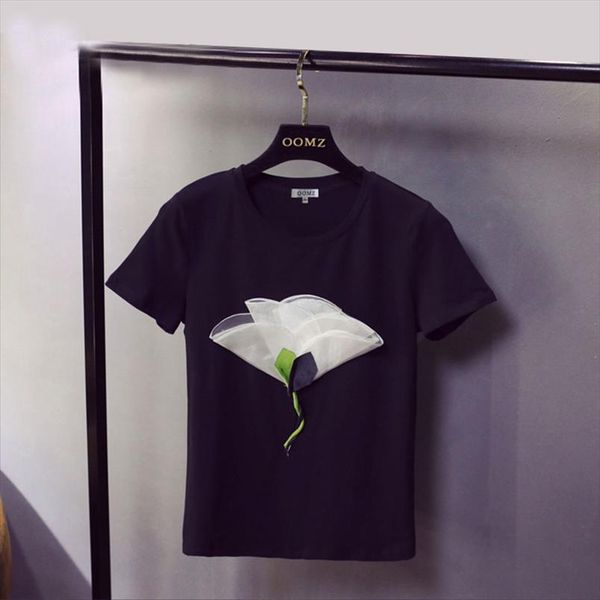 women summer short sleeve o neck t shirt new arrival mesh flower t shirt korean version female casual shirts style 62272, White
women summer short sleeve o neck t shirt new arrival mesh flower t shirt korean version female casual shirts style 62272, White