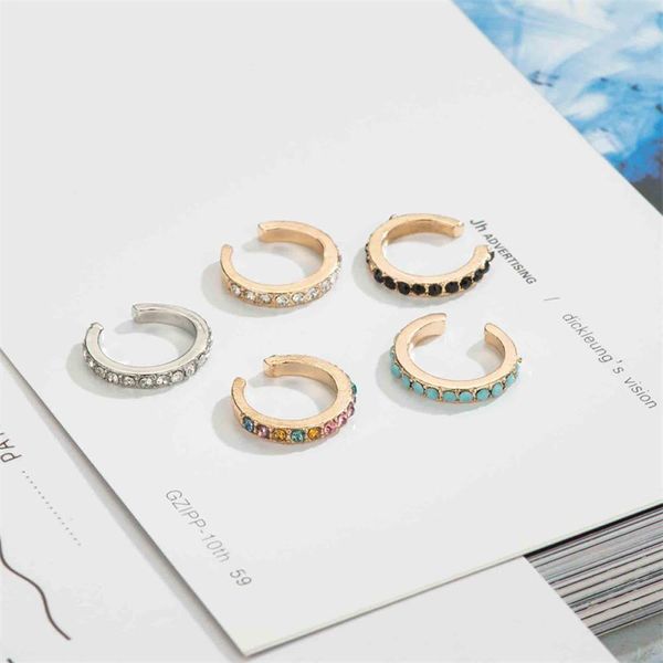 fsunion 2020 new fashion clip on earrings crystal ear cuff non pierced earrings nose ring for women earrings punk rock earcuff wmtkoo, Silver
fsunion 2020 new fashion clip on earrings crystal ear cuff non pierced earrings nose ring for women earrings punk rock earcuff wmtkoo, Silver