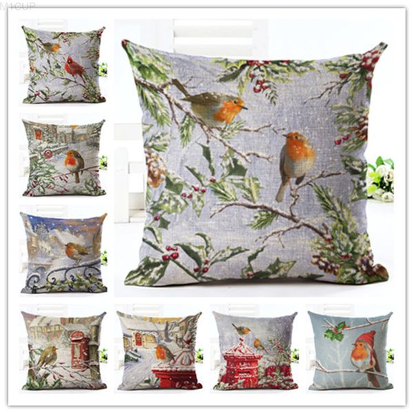 eco friendly christmas snow birds home decorative sofa cushion throw pillow case cotton linen square pillows
eco friendly christmas snow birds home decorative sofa cushion throw pillow case cotton linen square pillows